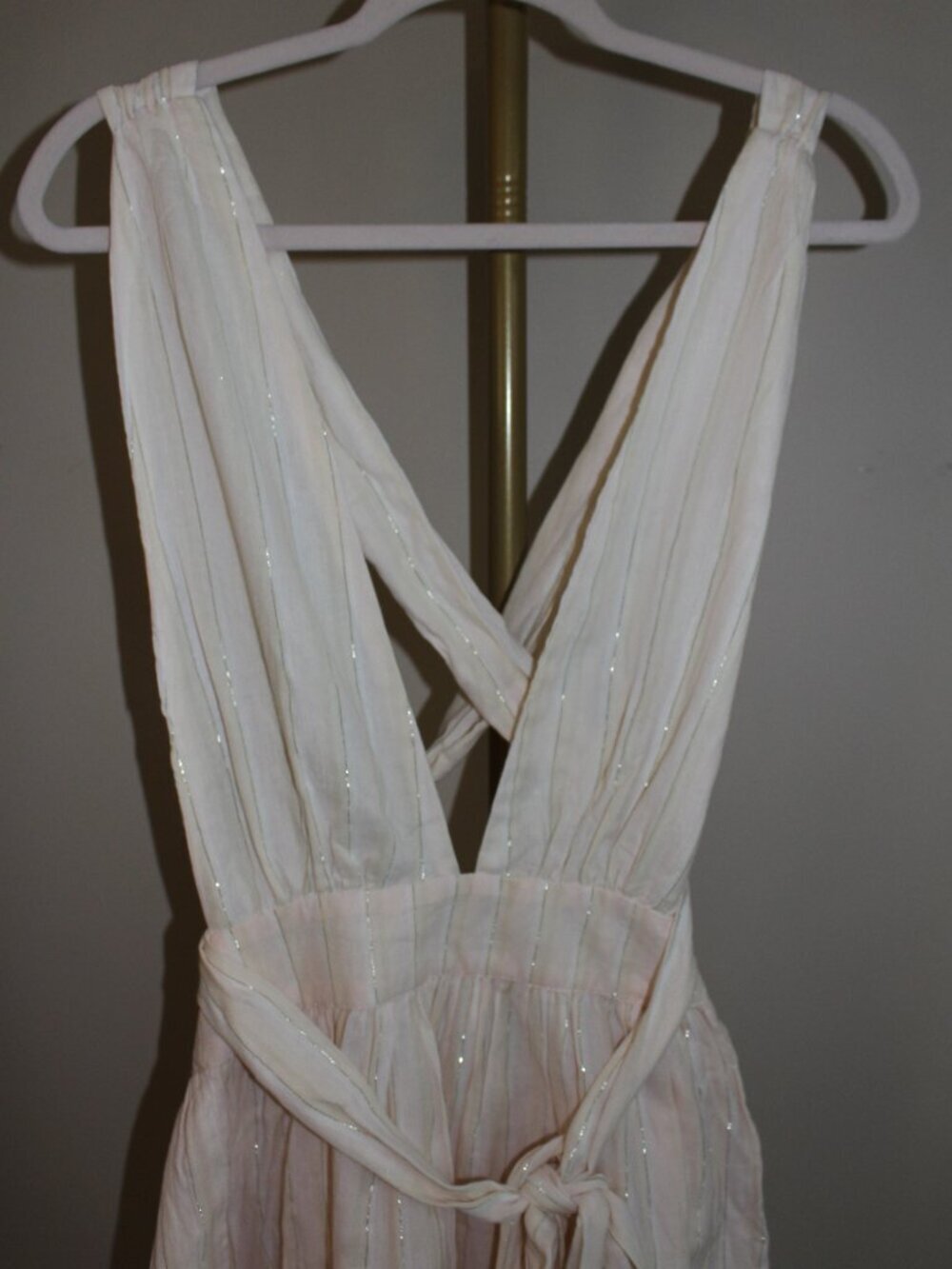 Women's Beach Bunny Wrap Halter Campbell Dress, Size XS - Picture 4 of 7